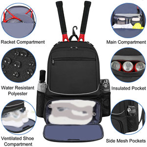 กระเป๋าเป้สะพายหลังสำหรับแพเดิล ดีไซน์มาตรฐาน วัสดุทนทาน สำหรับใส่อุปกรณ์แพเดิล - Product Image 4