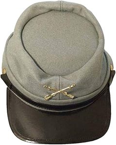 El producto es un sombrero Kepi de lana para hombre de la marca Jacobson Hat Company, modelo Civil W, en color gris. - Product Image 6