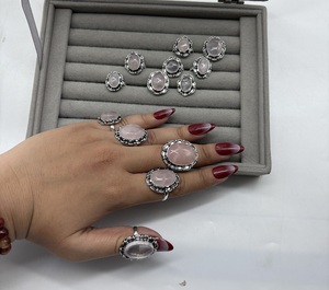 Natural Rose Quartz <b>Ring</b> Handmade Gemstone <b>Ring</b> Trendy Designer Luxury Quartz <b>Ring</b> Statement Gemstone <b>Ring</b> - Product Image 4