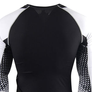 Custom Best Quality Plain MMA Rash Guard Long Sleeve Mens Regular Fit <b>Compression</b> <b>Shirt</b> - Product Image 6