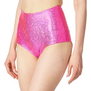 Shorts de sport gris en nylon tricoté pour femme, taille haute, élastique, respirant, froncé, avec poches, coupe droite, motif uni - Product Image 4