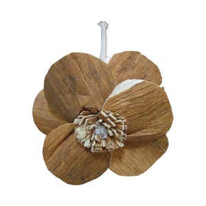 Diffuseur de roseau de parfum de maison fait à la main avec fleurs séchées mèche en coton renforcé de fil fleurs de sola en bois pour rafraîchir l'air - Product Image 2