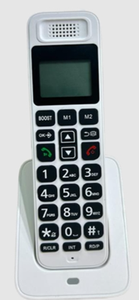 Téléphone sans fil numérique DECT avec grosses touches, amplification audio, combiné téléphonique sans fil pour seniors, bureau SOHO, Maxcomm M1018 - Product Image 3
