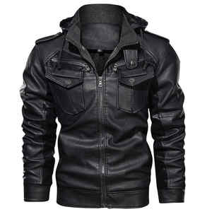 Chaqueta de Cuero Avirex para Hombre, Chaqueta Bomber de Cuero Vacuno Auténtico, Edición Limitada, Estilo Vintage, Cierre de Cremallera Gruesa para Hombre - Product Image 2
