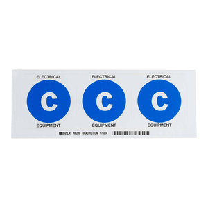 Etiquetas Autoadhesivas Resistentes al Calor Brady con Acabado Mate para Paneles y Equipos Industriales - Product Image 1