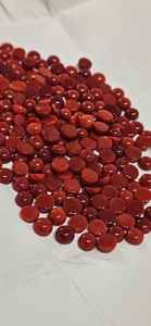 Coral Rojo Natural Italiano, Corte Brillante Redondo, Calidad Fina AAA, Gema Suelta para Joyería, Precio al por Mayor - Product Image 2