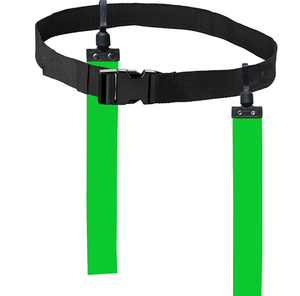 Conjunto de Cinturón con Bandera de Fútbol y Logotipo Personalizado, Equipo de Entrenamiento de Fútbol Ajustable para Adultos, Impresión Digital, Ropa Deportiva para Exteriores, Kit Deportivo Clovix - Product Image 1
