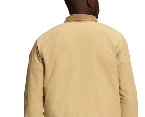 Chaqueta de Lona Clásica para Hombre, Diseño Personalizado, Cierre con Botones, Logotipo Frontal, Color Personalizado, Manga Larga, Ligera, Resistente al Viento - Product Image 6