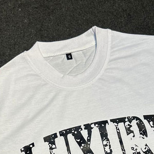 Luxury Men's Casual T-Shirt Short Sleeve O-Neck Regular Fit <b>White</b> 100% Cotton Jersey Eco-Friendly Breathable - Product Image 2