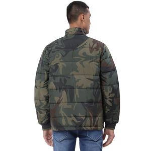 2025 nuevo diseño de camuflaje chaqueta acolchada para hombre de lujo de alta calidad con cordón personalizado con cremallera chaqueta acolchada para hombres - Product Image 2