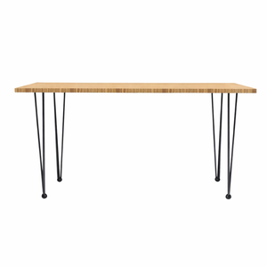 Hairpin <b>Table</b> <b>Legs</b> 22" 3 Robs 4pcs 880lbs Load Capacity Black Heavy Duty Stainless Steel Modern DIY Dining Desk EDPTBL023 - Product Image 2