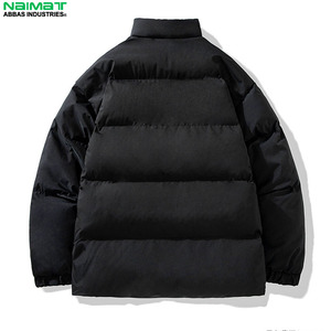 <b>Winter</b> Extreme Cold Thick Bubble Coat Men Heavy Padded Insulation <b>Jacket</b> Loose Fit Plain Streetwear Outwear - Product Image 1