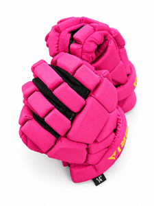 IBERIA Premium Wholesale Pink Lacrosse Gloves for Men | Padded Protective Lacrosse Gloves | Custom Team Gloves - Product Image 5