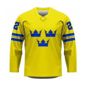 Camisetas de Hockey sobre Hielo Personalizadas al por Mayor 2026, Reversibles, Sublimadas, con Nombre del Equipo, Servicio OEM, Personalizadas, 100% Poliéster, Transpirables, Unisex - Product Image 1