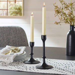 Candelabro Cónico de Hierro Fundido Negro Sólido, Hecho a Mano, Duradero, Natural y Único, Bharat Brass Copper Industries para Pascua - Product Image 3