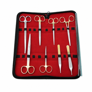 9 Pcs <b>Tungsten</b> Carbide Minor Surgery Veterinary Instrument Kit Stainless Steel TC Surgical Set CE Certified - Product Image 1