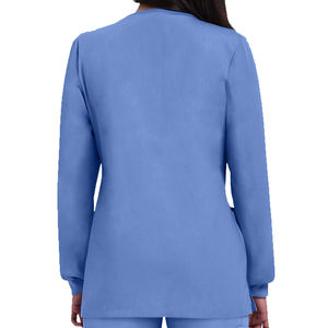 เสื้อกาวน์แพทย์สีขาวขายส่ง ผ้าฝ้าย ยูนิเซ็กซ์ สำหรับแพทย์ โรงพยาบาล รับสั่งทำโลโก้ เสื้อกาวน์ห้องปฏิบัติการ ชุดทำงานทางการแพทย์สำหรับแพทย์ - Product Image 2