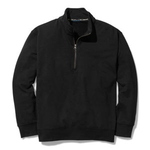 New High Quality Light <b>Weight</b> Trendy Fashionable Half Zipper Sweatshirt Cotton Polyester <b>Stand</b> Caller OEM men sweatshirt - Product Image 2
