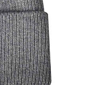 Unisex Solid Color Acrylic <b>Beanie</b> <b>Hat</b> Knit Winter Cap Casual Style for Adults 56-58CM Head Circumference - Product Image 4