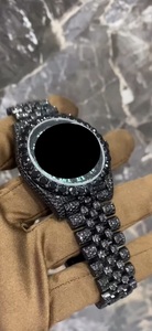 Reloj de Diamantes Moissanite Automático Mecánico de Acero Inoxidable para Hombre, de Lujo y Alta Calidad, Estilo Vintage, 41 mm, Cuadrado, NYC DIAMOND EMPIRE - Product Image 3