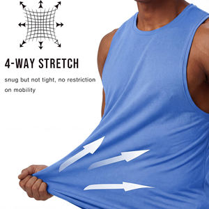 Débardeurs de sport légers, respirants et à séchage rapide pour hommes – Idéaux pour la musculation et l'entraînement en salle de sport - Product Image 4