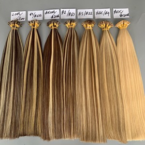 ผมต่อปลายผมสีร้อน100% เส้นผมคนแท้เวียดนามเน้นสีต้นกำเนิดจากเวียดนาม - Product Image 4