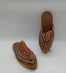 Mocasines de rafia marroquíes hechos a mano para mujer – Regalo artesanal, calzado natural de verano - Product Image 3