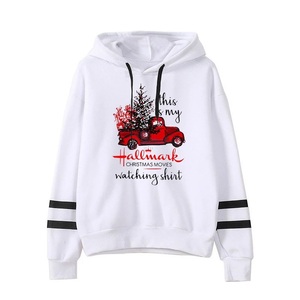 Sweat-shirts à capuche pour femmes, brodés sur le devant, en molleton de coton écologique, pull-over, OEM, vente en gros, sweats à capuche pour femmes - Product Image 5