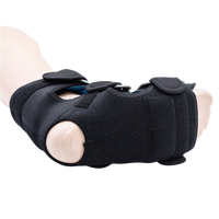 Attelle de nuit souple en polyester pour fasciite plantaire, tendinite d'Achille et protection contre la chute du pied pendant le sommeil