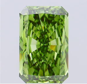 Diamante CVD Cultivado en Laboratorio con Certificación IGI, Corte Radiante de 3.50 CT, Color Verde Intenso Fantasía, Claridad VVS1, LG 659462021, ROYAL GEMS PARA JOYERÍA - Product Image 1