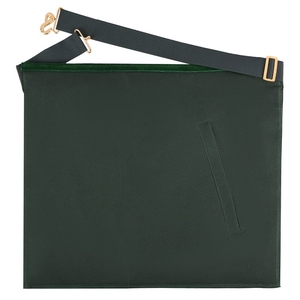 Delantal Masónico de Grados Past Sovereign Master Allied, de Terciopelo Verde, Regalia Masónica, Diseño de Delantal Ceremonial para Logia - Product Image 3