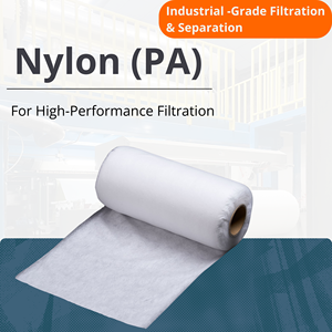 Tissu non tissé Meltblown en nylon à pores de 5 μm, résistant à la chaleur et respirant, pour filtration et protection industrie - Product Image 4