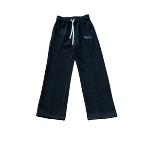 Pantalones Deportivos de Algodón Lisos al por Mayor – Joggers Unisex Extra Grandes de Corte Recto con Cintura Ajustable con Cordón - Product Image 6