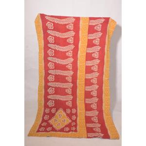Bohemian Indian <b>Kantha</b> Quilt Handmade Cotton Reversible Vintage Bedspread <b>Throw</b> Home Accent - Product Image 3