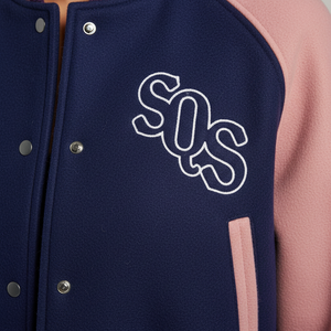 New Arrival Team Wear <b>Women's</b> Cropped Varsity <b>Jackets</b> Made of Wool Baseball & College Team Crop Top Varsity <b>Jacket</b> for <b>Women</b> - Product Image 5