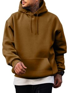 Sudadera con Capucha Extra Grande para Hombre, Color Sólido, Logotipo, Algodón, Venta al por Mayor, Múltiples Colores Disponibles, Ropa Urbana Unisex - Product Image 2