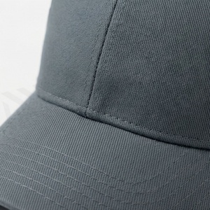 Casquette de baseball unisexe à 6 panneaux, couleur unie, en sergé de coton ajusté, chapeau décontracté pour adultes 58-60CM, à porter en toutes saisons - Product Image 4