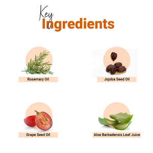 Gel de croissance capillaire à la  romarin de qualité naturelle pour renforcer les cheveux et nourrir le cuir chevelu, disponible au prix de gros - Product Image 2