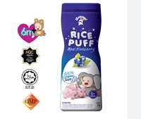 Vegan Baby Gebakken Rijstwafel Snacks Zoete Zachte Textuur 100% Origineel Gemaakt van Bananenpuree Suiker-Vrij Fles 24 Maanden Houdbaar Kinderen