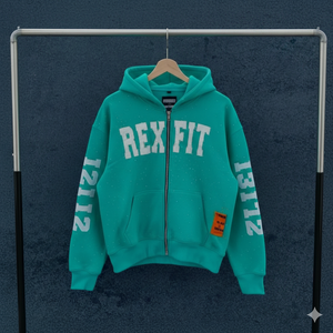 Nouveaux sweats à capuche zippés fabriqués directement en usine, entièrement ornés de strass, broderie personnalisée effet vieilli, sweats à capuche répondant aux exigences les plus exigeantes des clients - Product Image 3