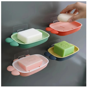 Self Draining <b>Light</b> Weight Plastic Soap Box Holder Soap Dish Savers Case Container for Bathroom Camping Gym - Product Image 2