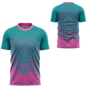 Camisetas de Fútbol Personalizadas con Sublimación, Corte Recto, Fabricante ODM, Kits de Equipo al por Mayor, Secado Rápido 100% - Product Image 4