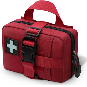 Bolsa de almacenamiento médica ligera personalizada con cuero impermeable para emergencias, supervivencia táctica y suministros de primeros auxilios en venta. - Product Image 1