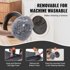 Cuccia Gigante per Cani di Taglia Umana 183x122x25 cm per Adulti e Animali Domestici, Lavabile, con Rivestimento in Velluto PV, Letto per Animali Domestici Confortevole ed Elegante - Product Image 5