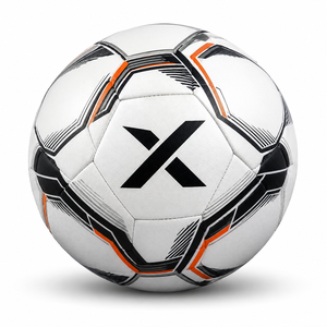Ballon de football personnalisé X Reaction |   Blanc Noir Or |   Logo X |   Fabricant OEM ODM |   Design haut de gamme |   Qualité supérieure - Product Image 3