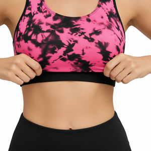 Sujetador Deportivo de Alta Sujeción para Mujer, Diseño Personalizado OEM, Ecológico, Transpirable, con Estampado Digital, Antigolpes, Top Deportivo para Yoga y Fitness - Product Image 5