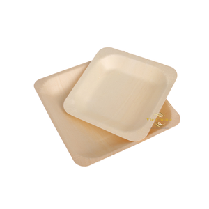 High Grade Areca Palm <b>Plates</b> Water Resistant <b>Disposable</b> Dinner <b>Plates</b> for Food Trucks Restaurants Buffets & Commercial Catering - Product Image 1