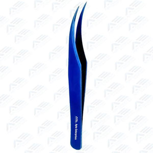 แหนบต่อขนตาสีฟ้า รุ่น Blue Volume Lash Extension แบบมืออาชีพ 90 องศา ทำจากสแตนเลสสตีล สำหรับการต่อขนตาอย่างแม่นยำ - Product Image 6