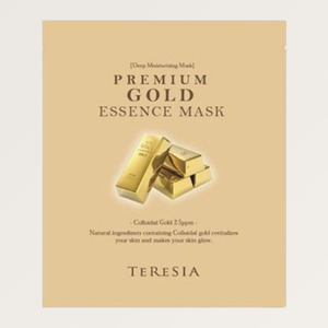 Masques pour le visage coréens K-Beauty Tereusia Premium Gold Essence Mask Sheet Pack 10 feuilles Fabriqués en Corée - Product Image 6