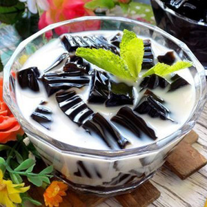 Polvo de gelatina negra natural de alta calidad para postres y bebidas tradicionales seguro y producto vietnamita empaquetado en bolsa - Product Image 6